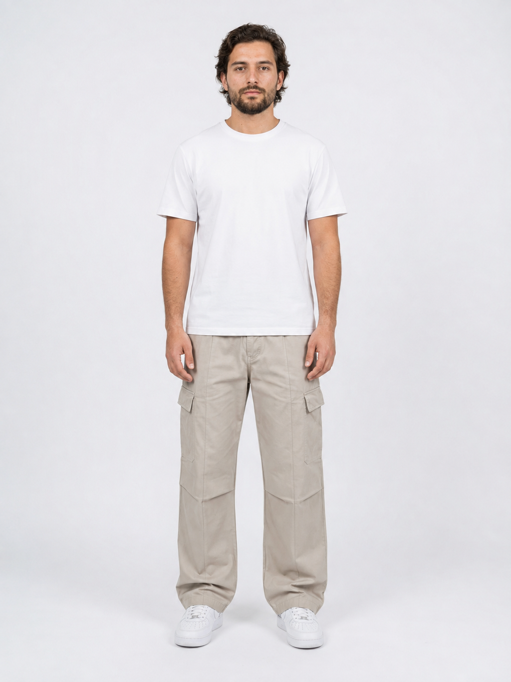 Cream Baggy Cargo Hilldog