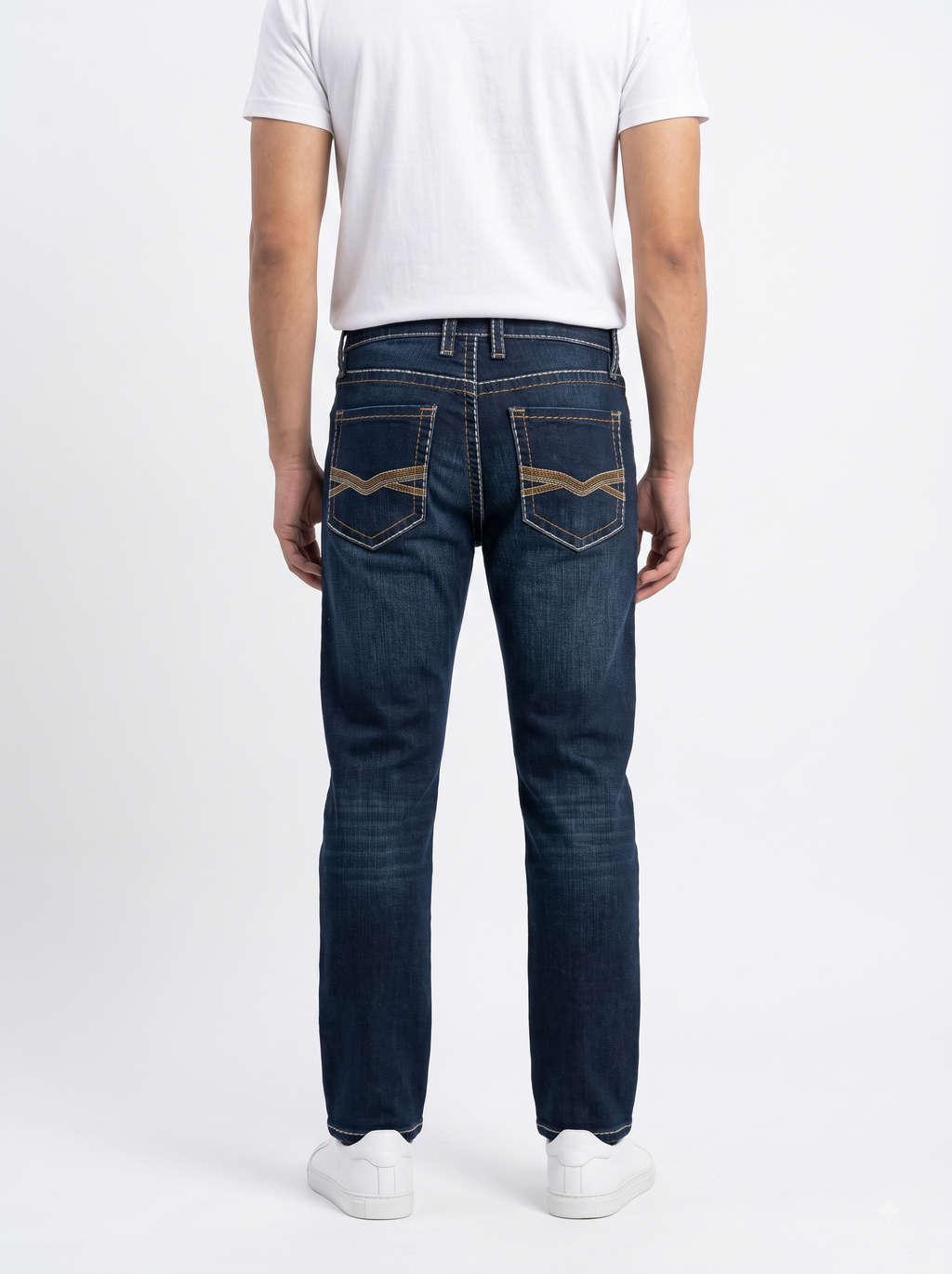 Royal Blue Straight Fit Hilldog Jean