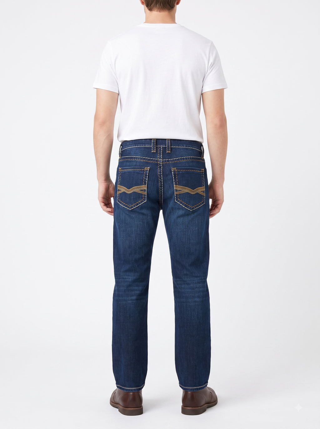 Blue Straight Fit Hilldog Comfort Jean