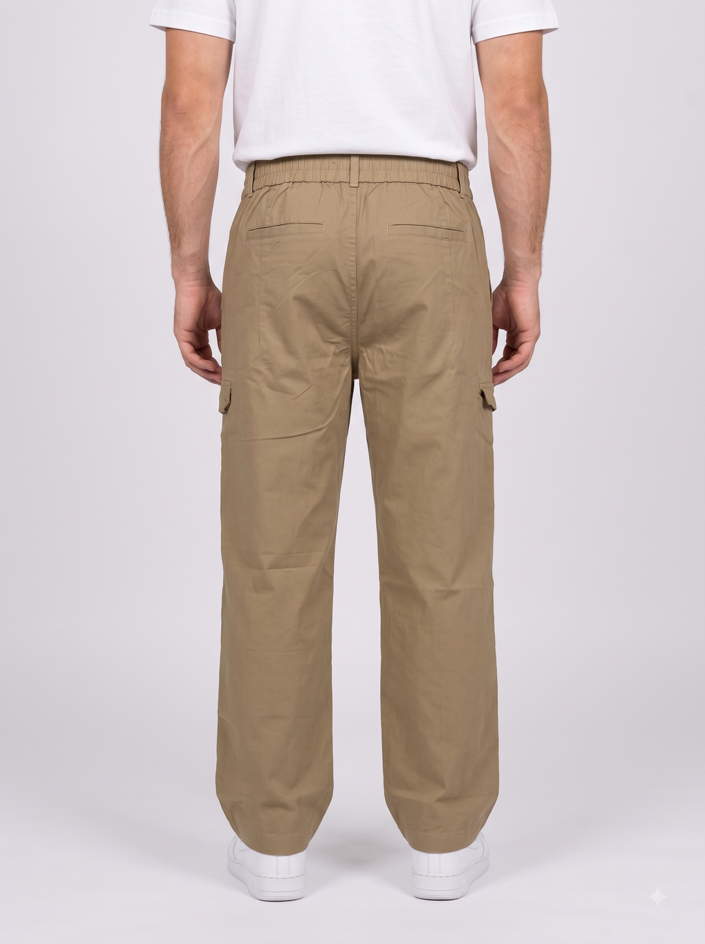 Light Beige Baggy Cargo