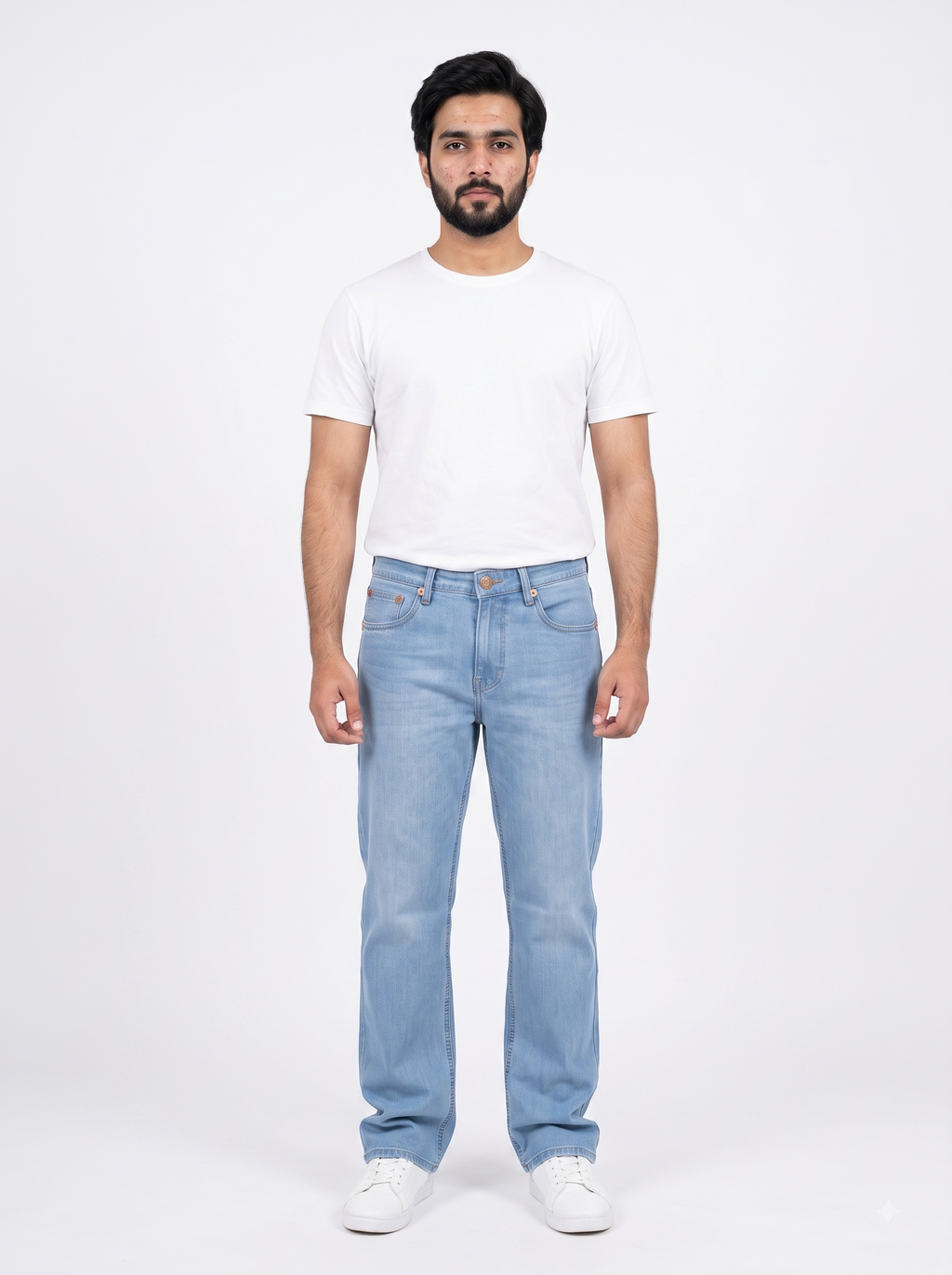 Light Blue Hilldog Straight Fit Jean