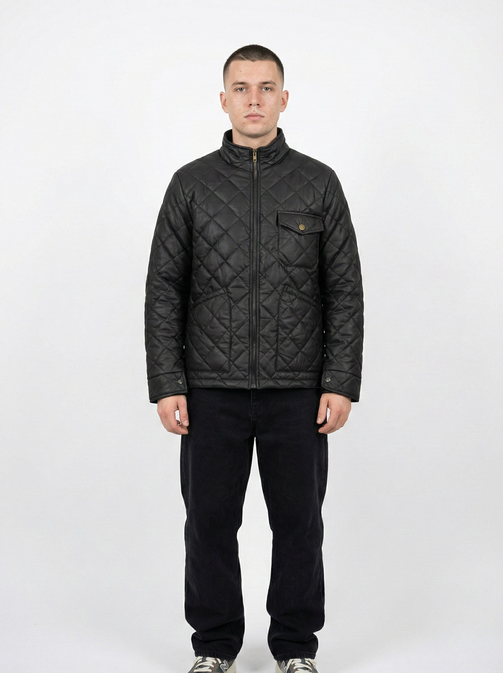 Black Quilted Jacket