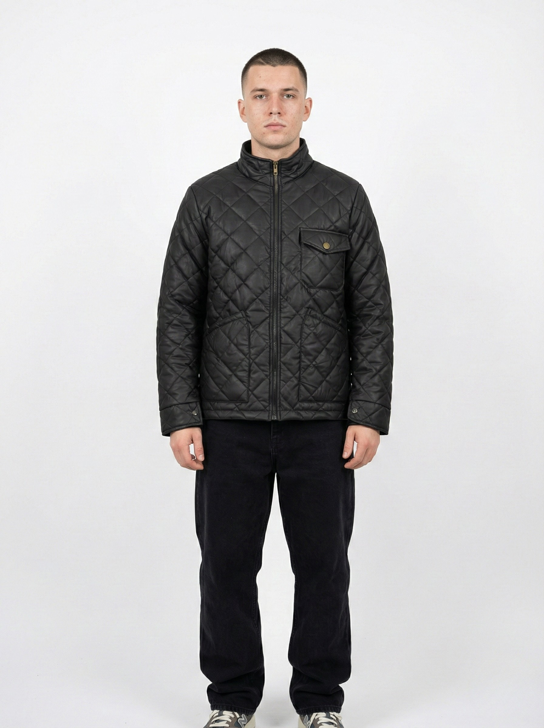 Black Quilted Jacket