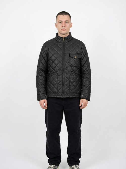 Black Quilted Jacket