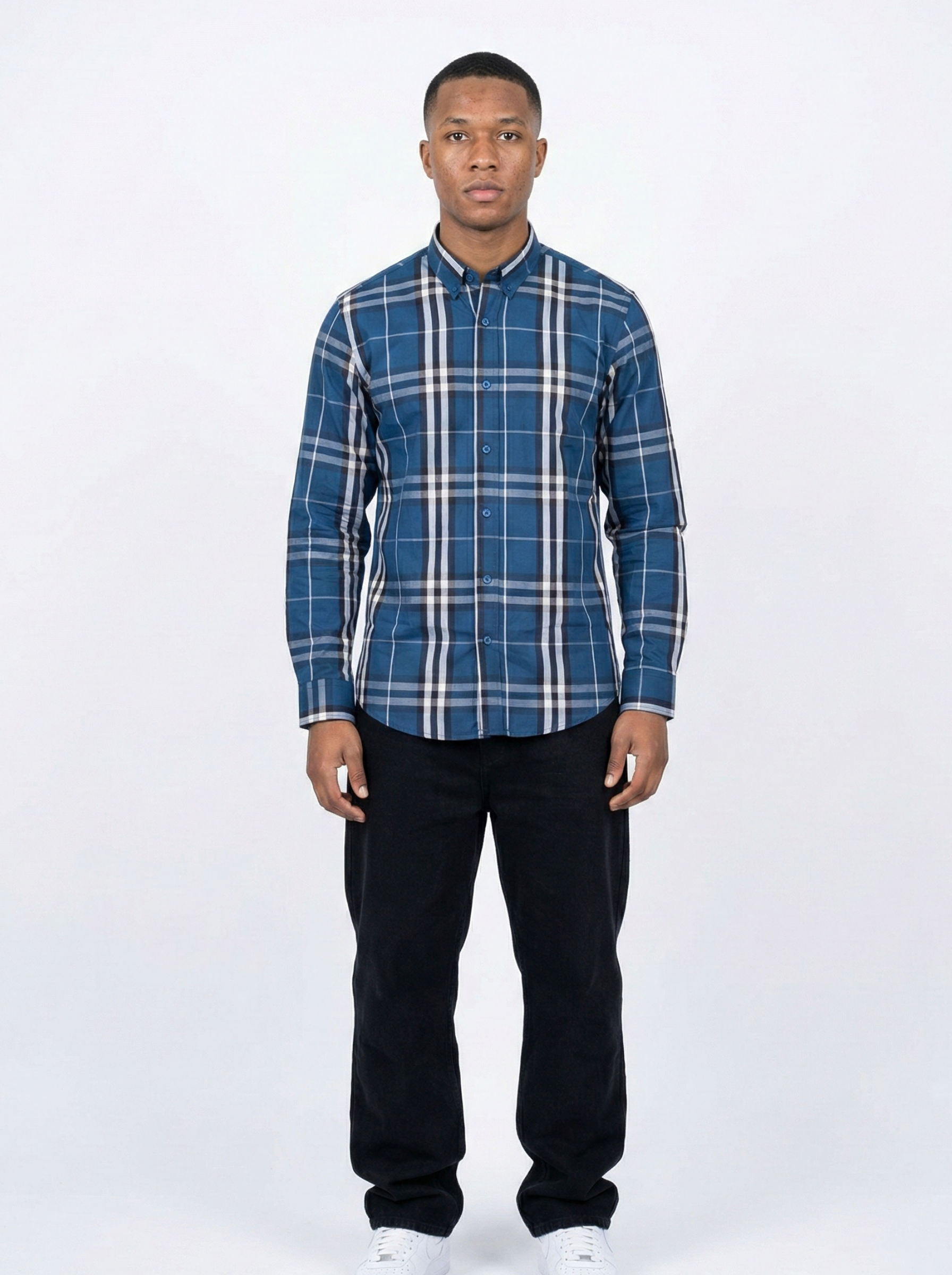 Blue White Striped Shirts