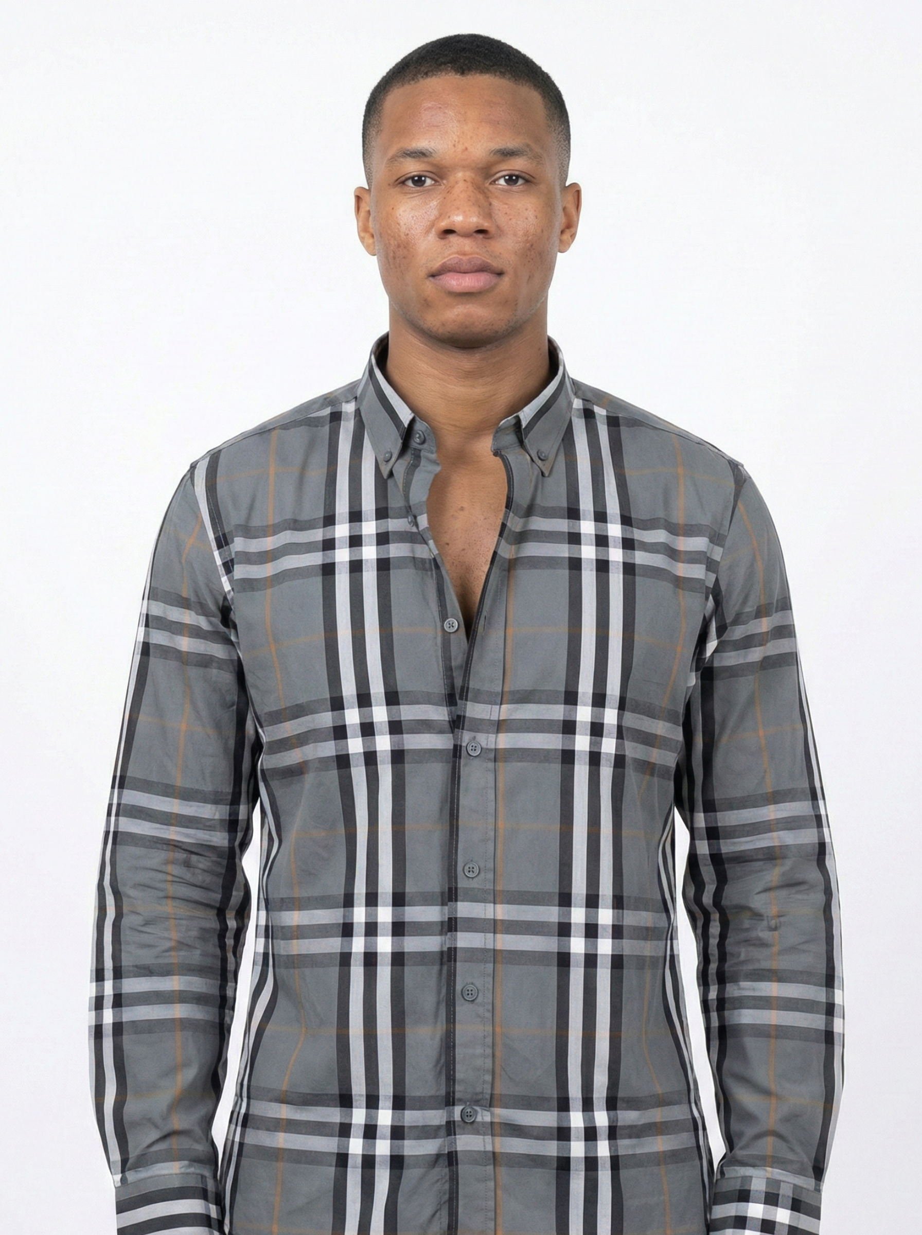 Grey Black Striped Shirts