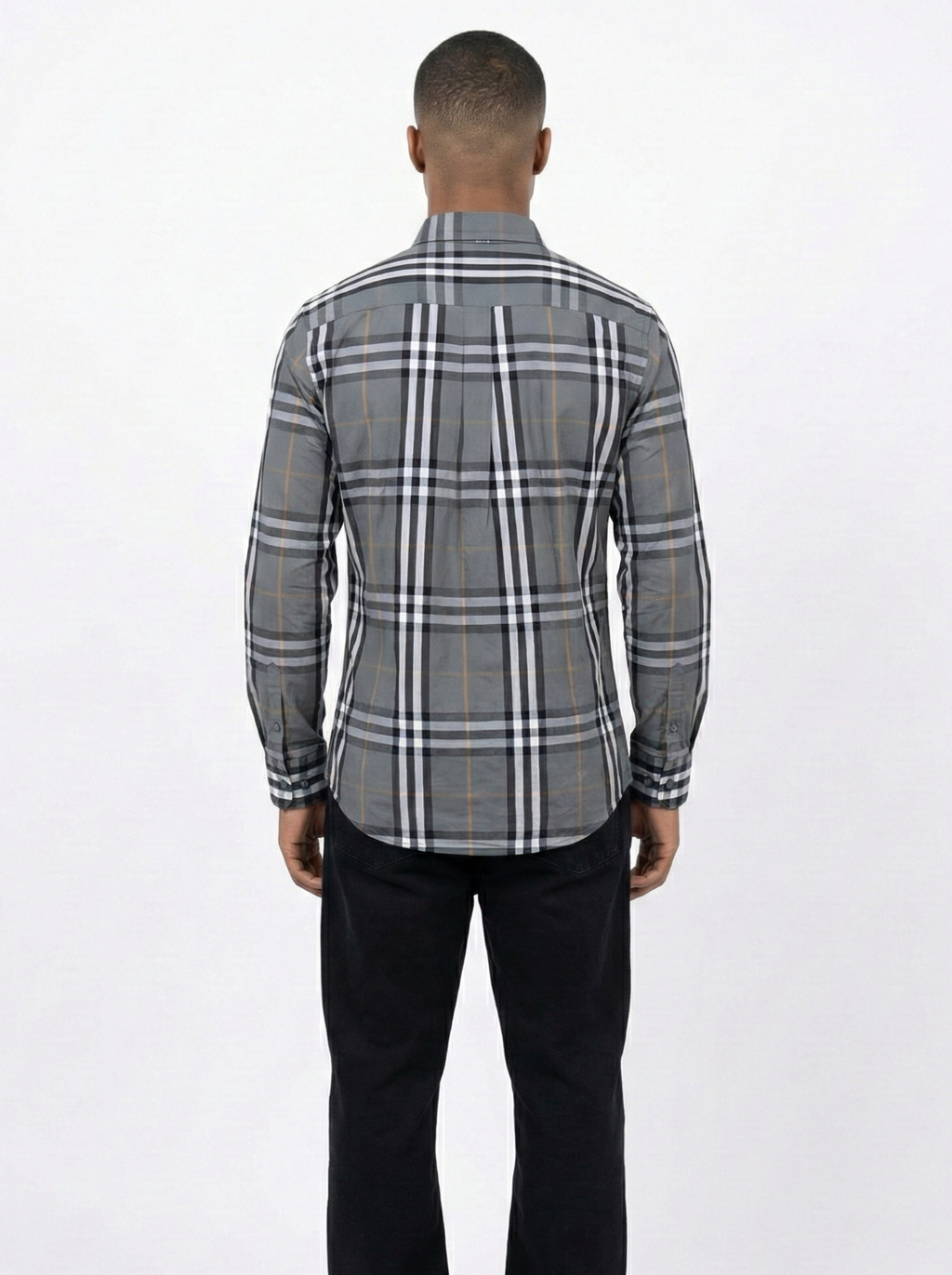 Grey Black Striped Shirts
