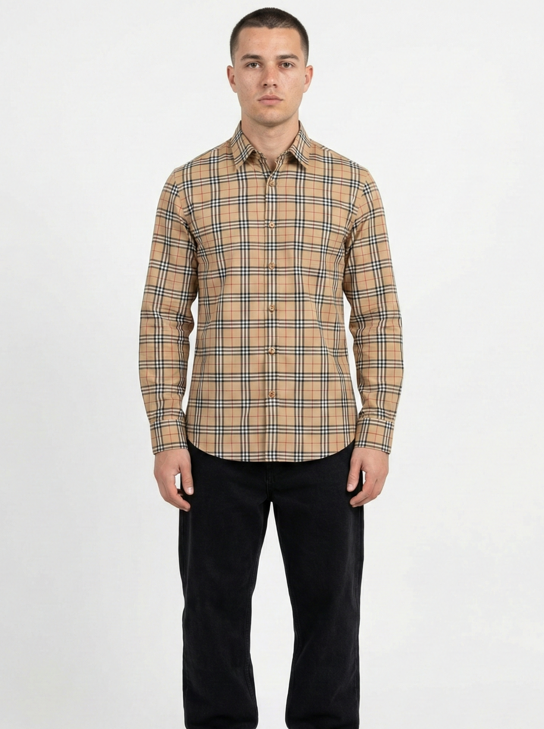 Yellow Black Striped Shirts