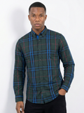 Green Blue Striped Shirts