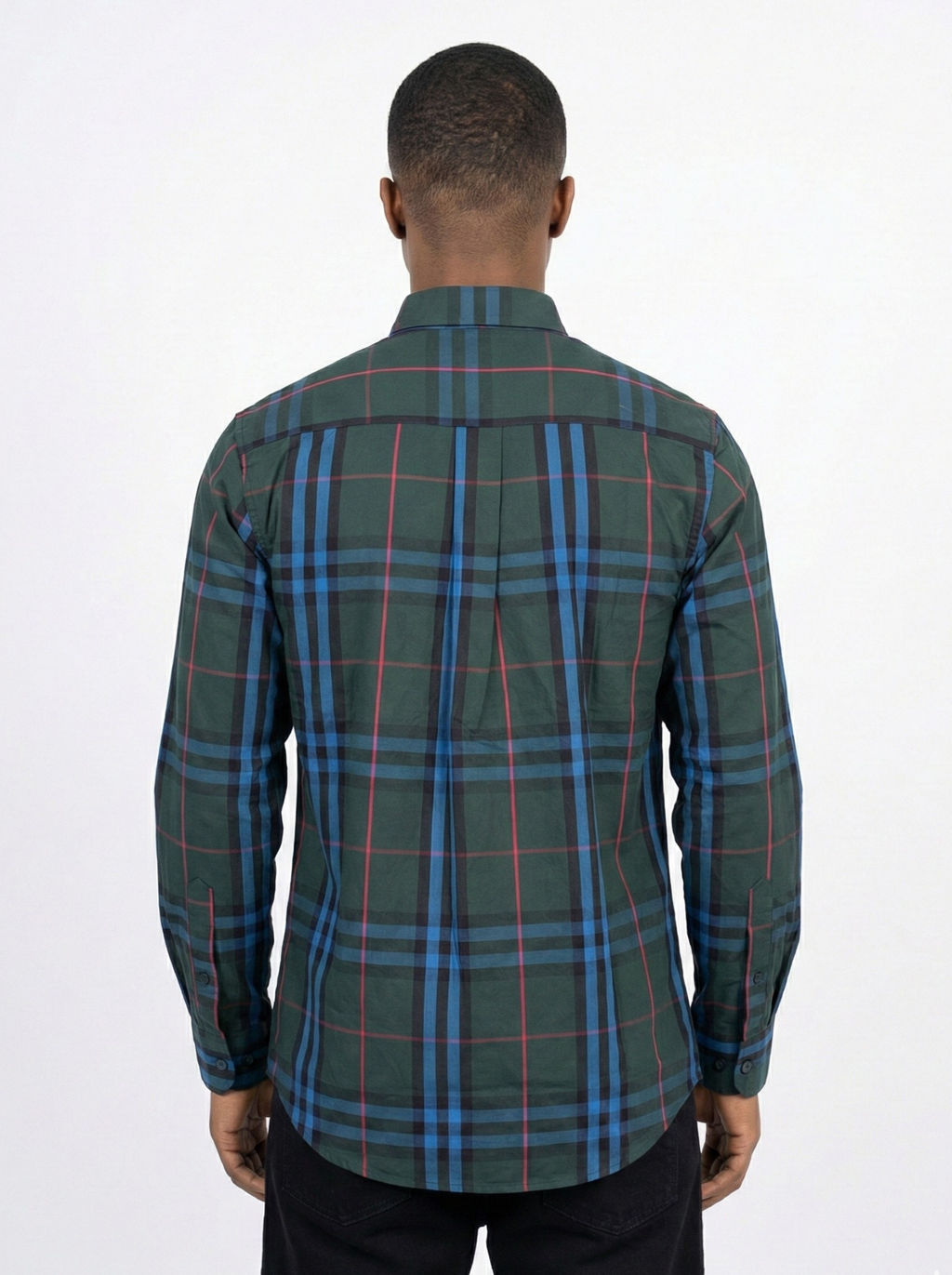 Green Blue Striped Shirts