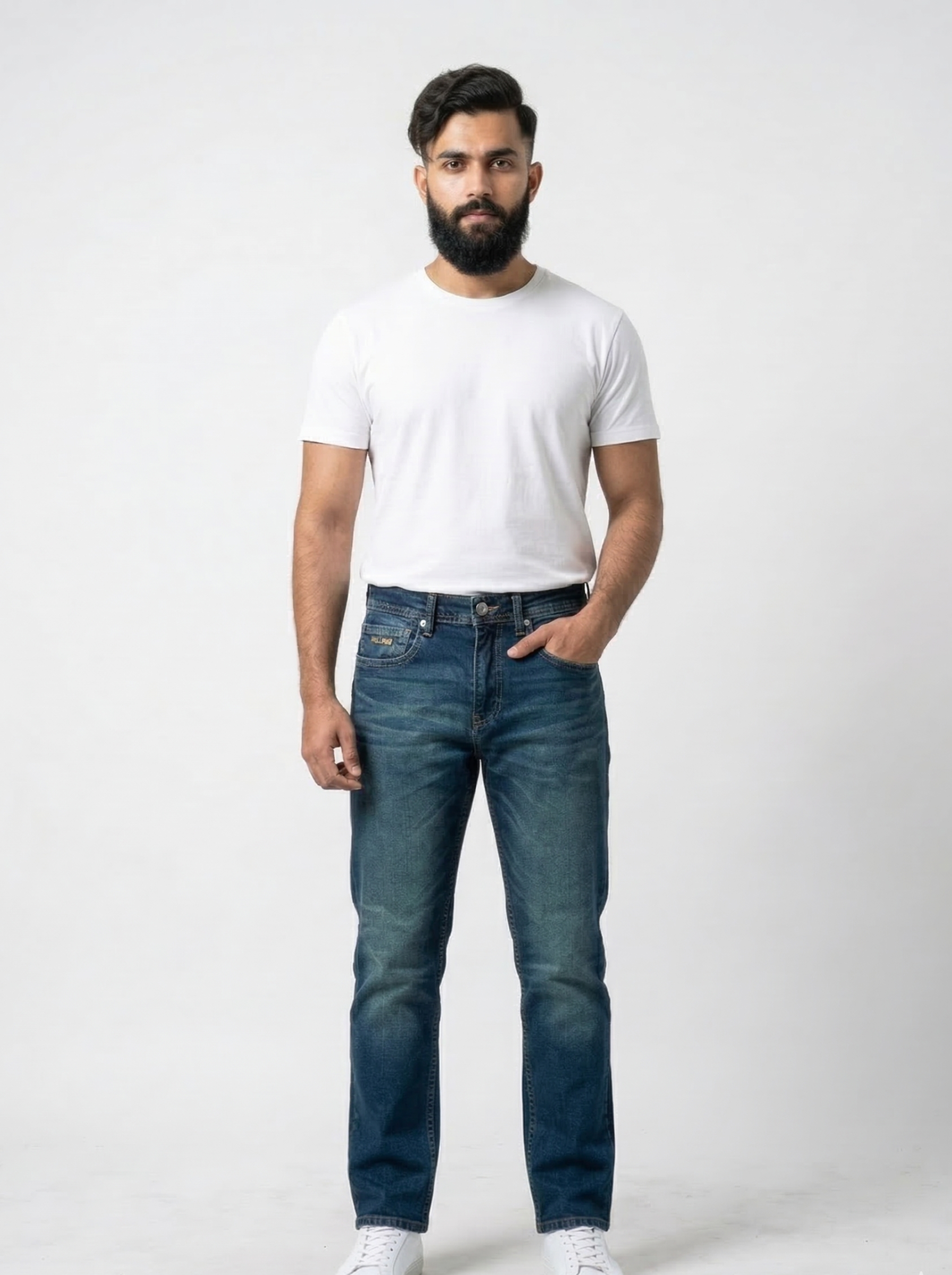 Green Wash Comfort Fit Jean