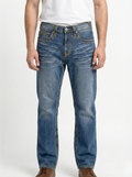 Blue Straight-Fit Jeans
