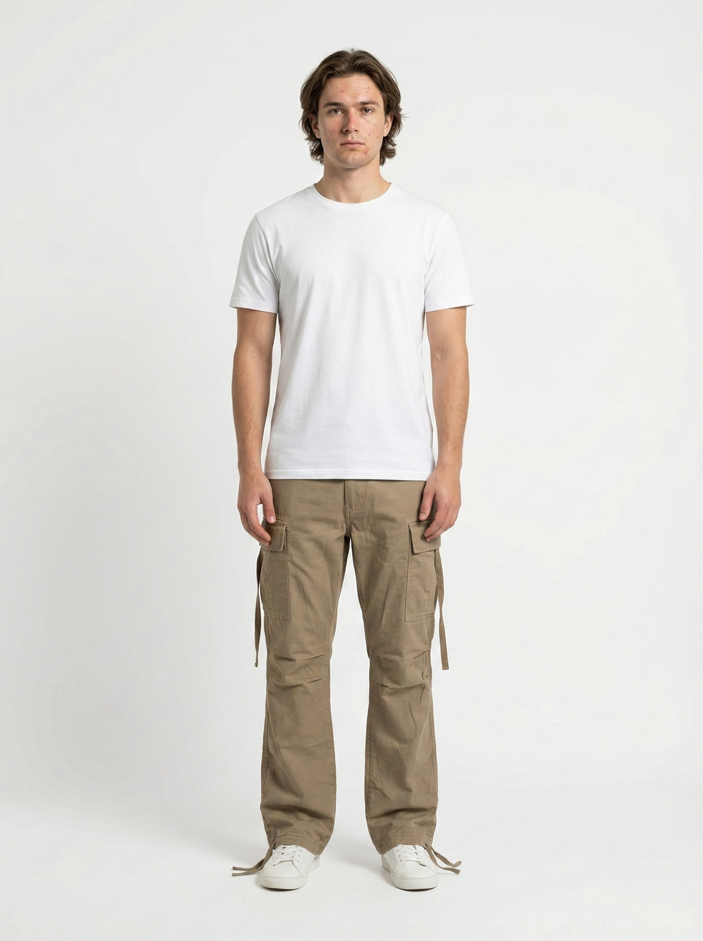 Biege Cargo Pants