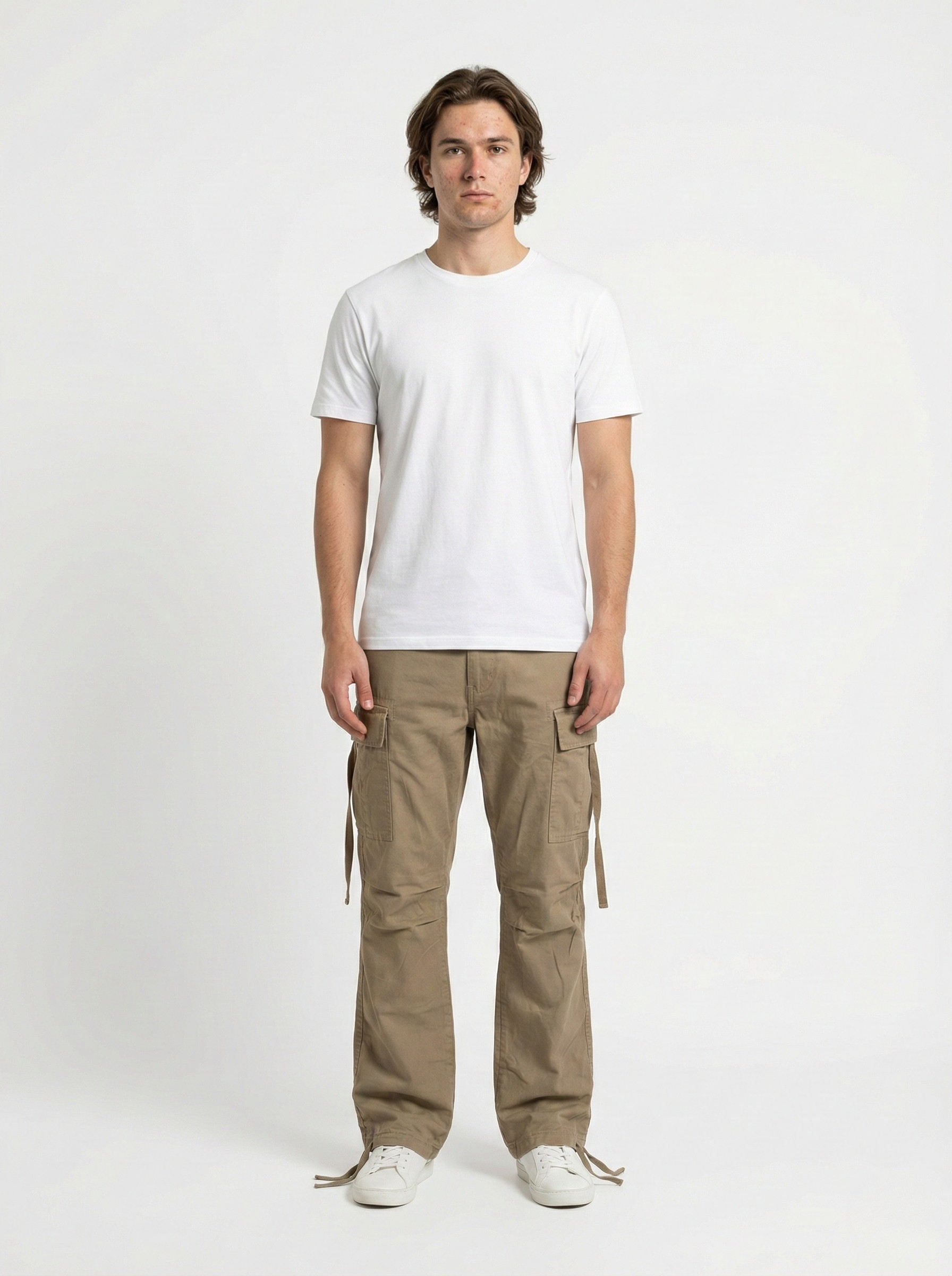 Biege Cargo Pants