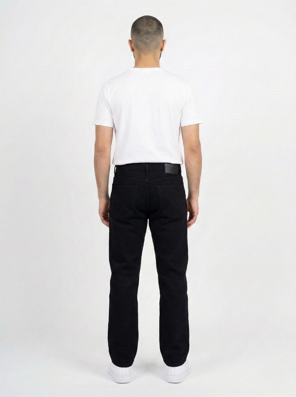 Black Straight-Fit Jeans