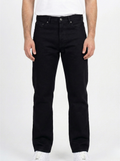 Black Straight-Fit Jeans