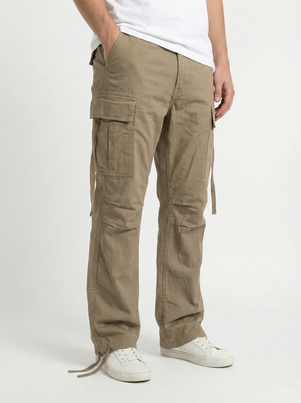Biege Cargo Pants