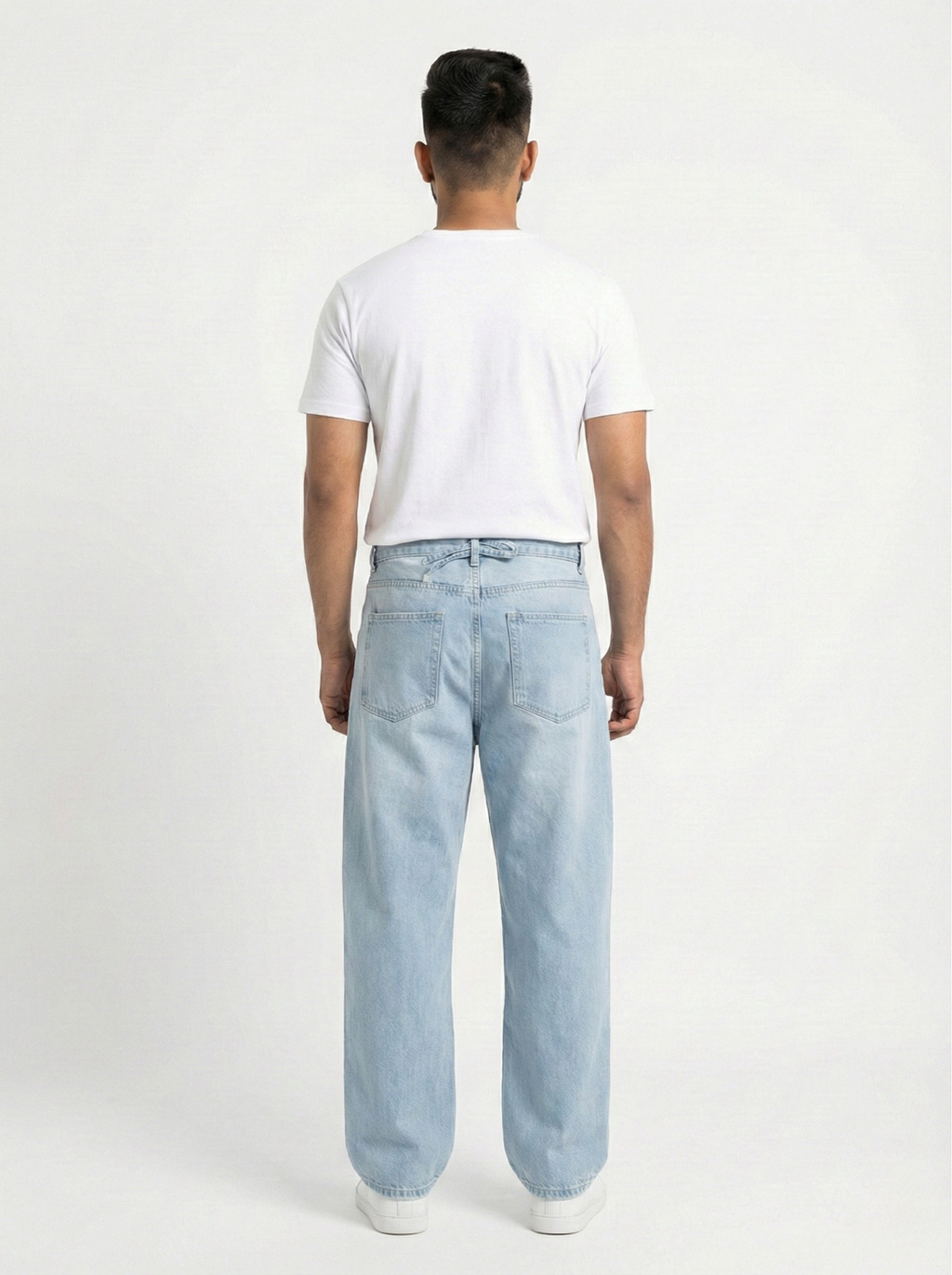 Light Sky Blue Baggy Jeans