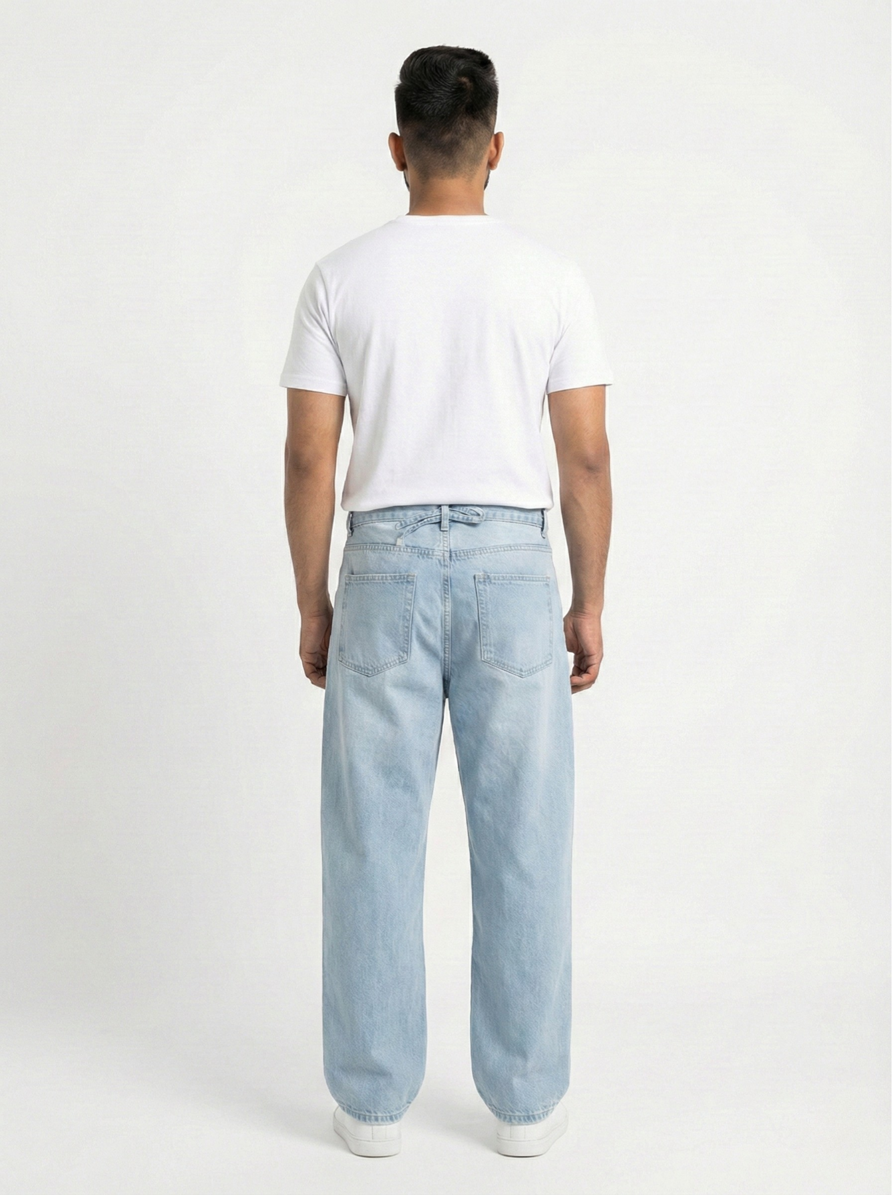 Light Sky Blue Baggy Jeans