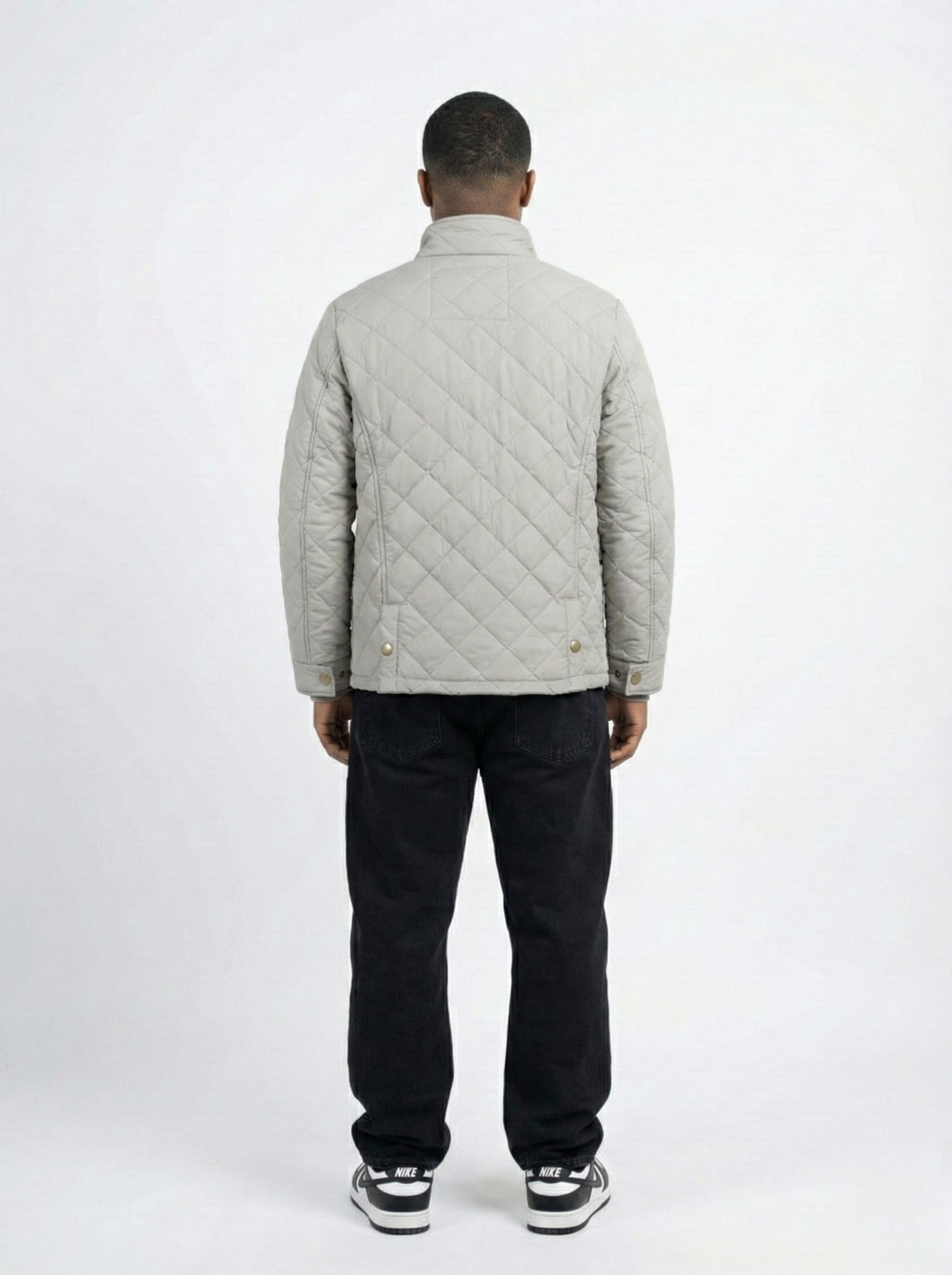Cream Quilted Jacket