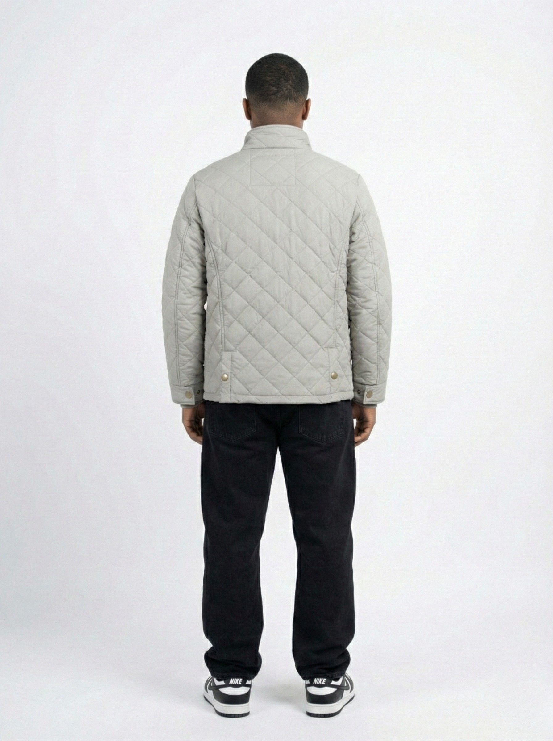 Cream Quilted Jacket