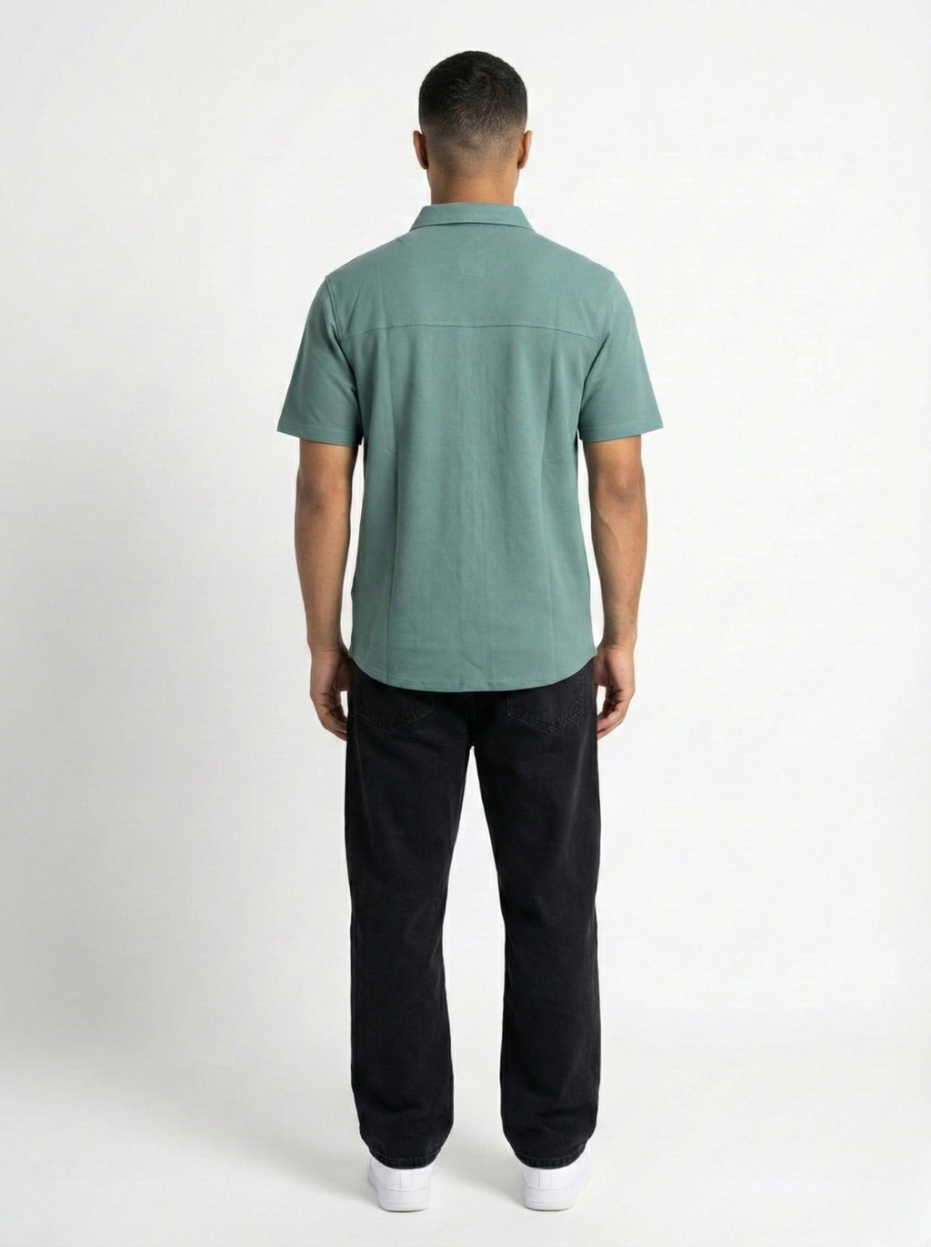 Electric Blue Half-Sleeved Shirts