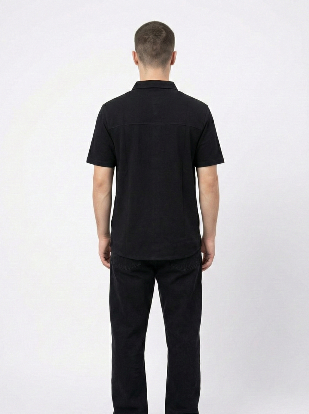 Black Half-Sleeve Shirts