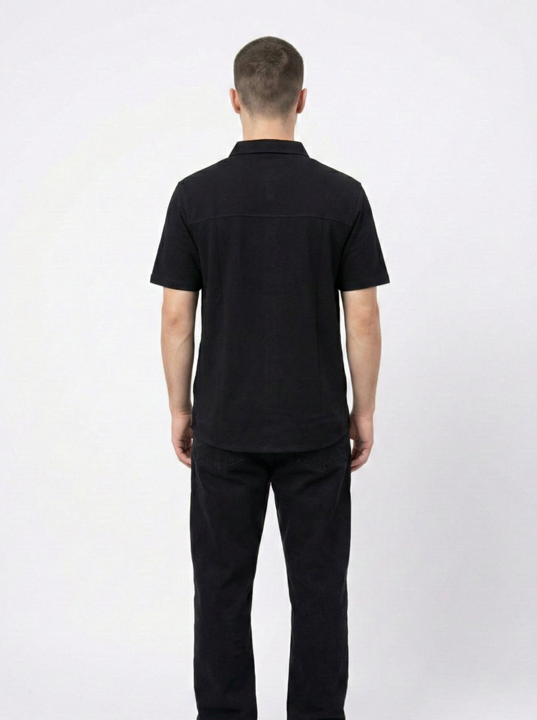 Black Half-Sleeve Shirts