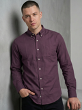 Burgundy Oxford Shirts