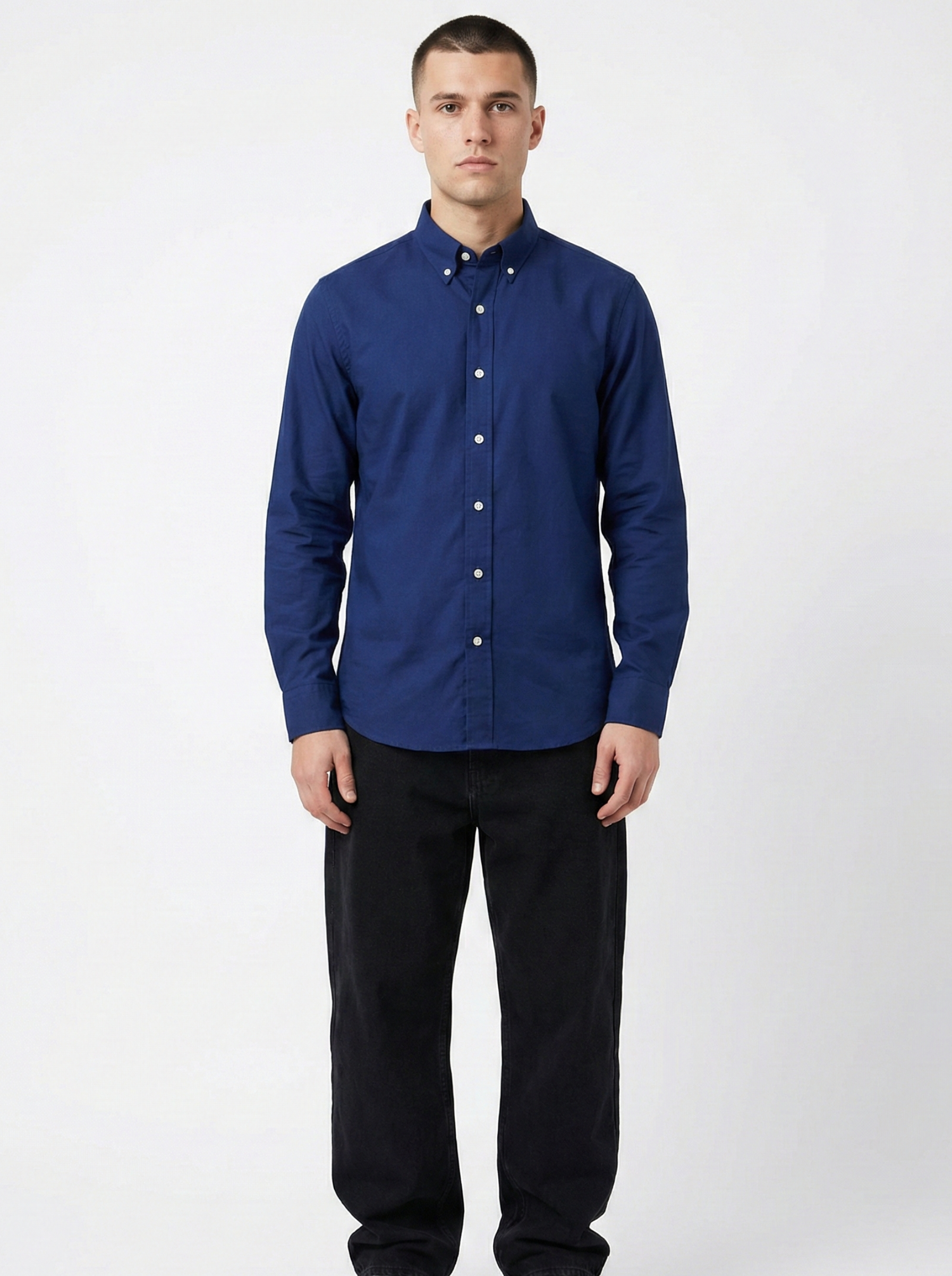Royal Blue Oxford Shirts