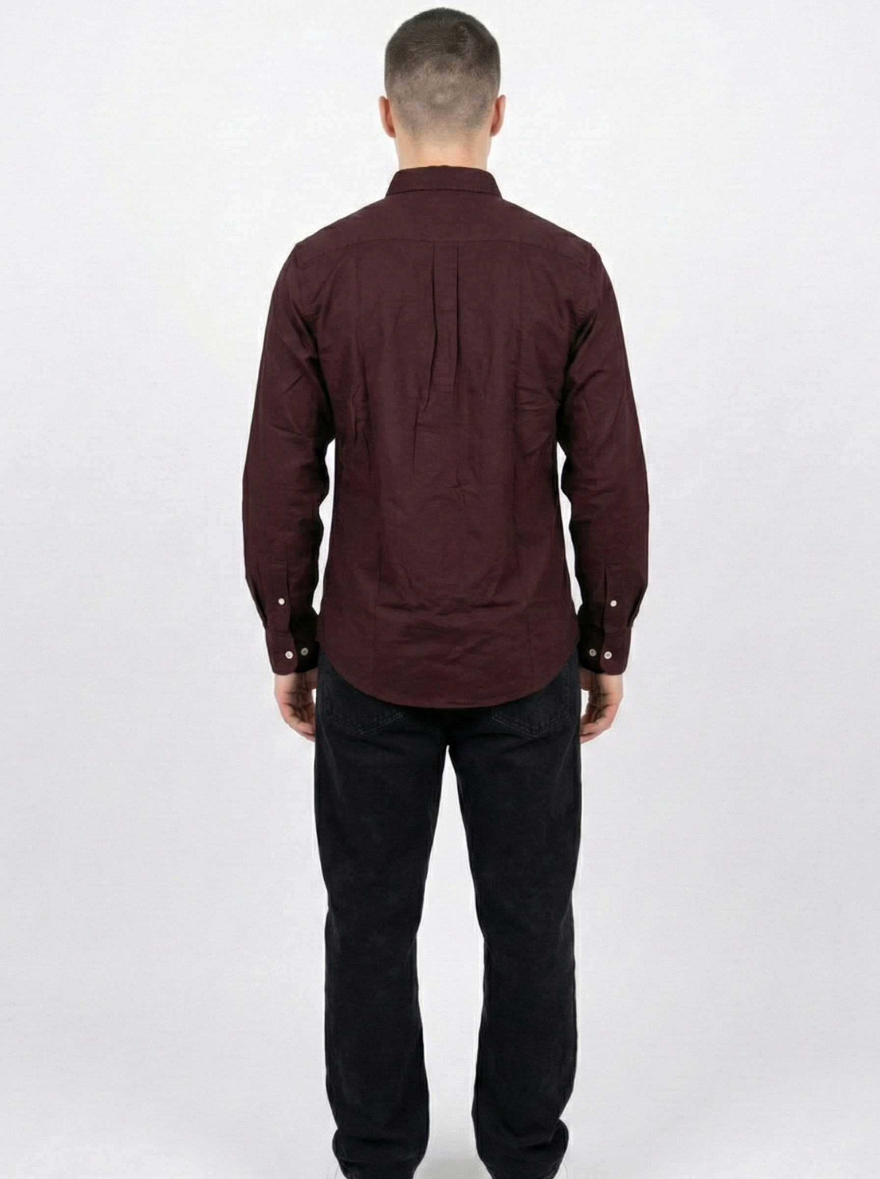 Wine Red Oxford Shirt