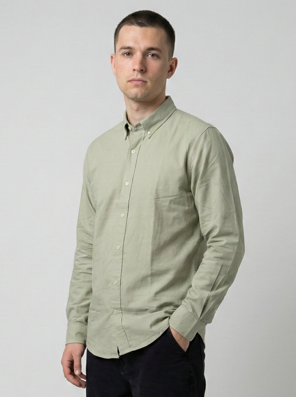 Light Green Oxford Shirt