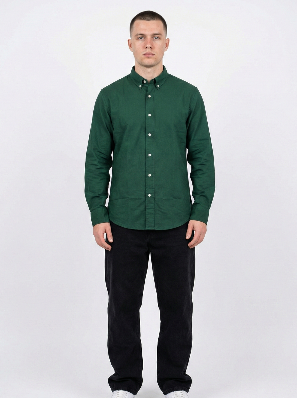 Green Oxford Shirts