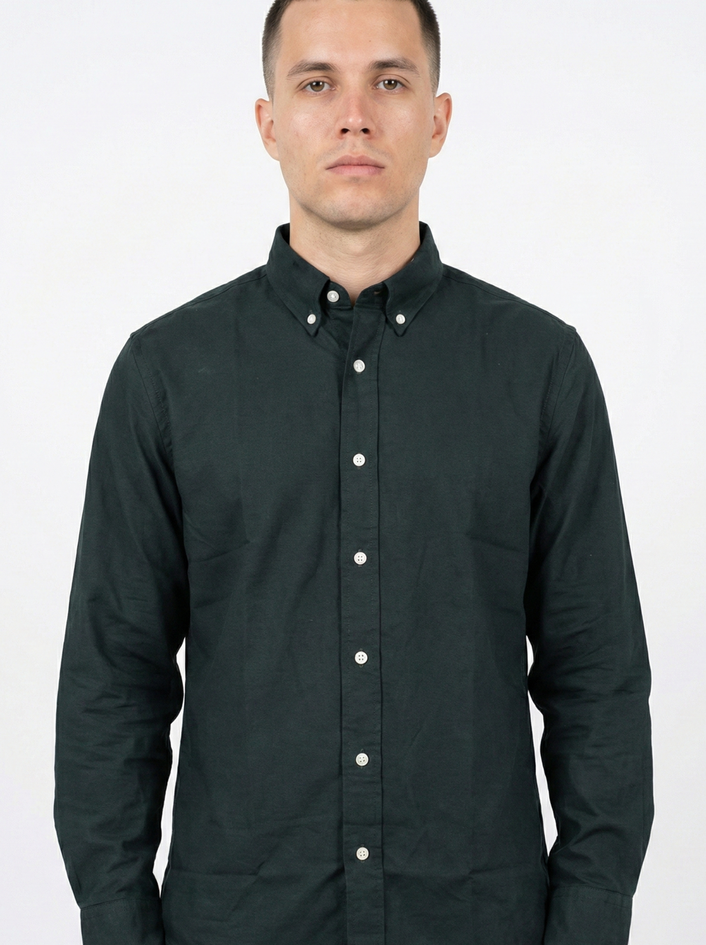 Dark Green Oxford Shirts