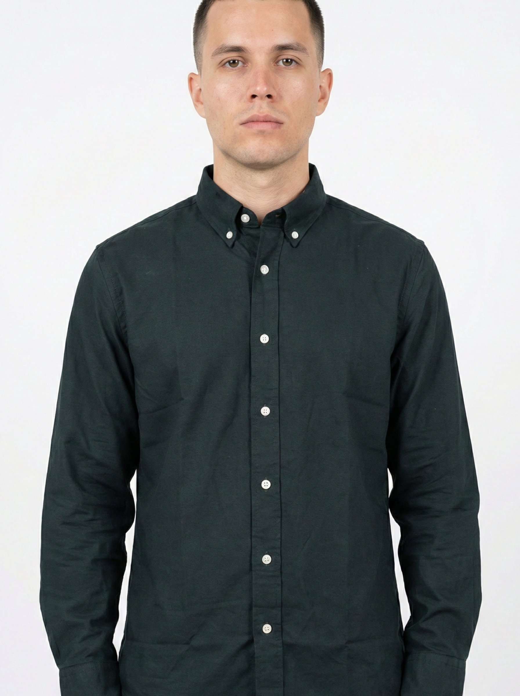 Dark Green Oxford Shirts