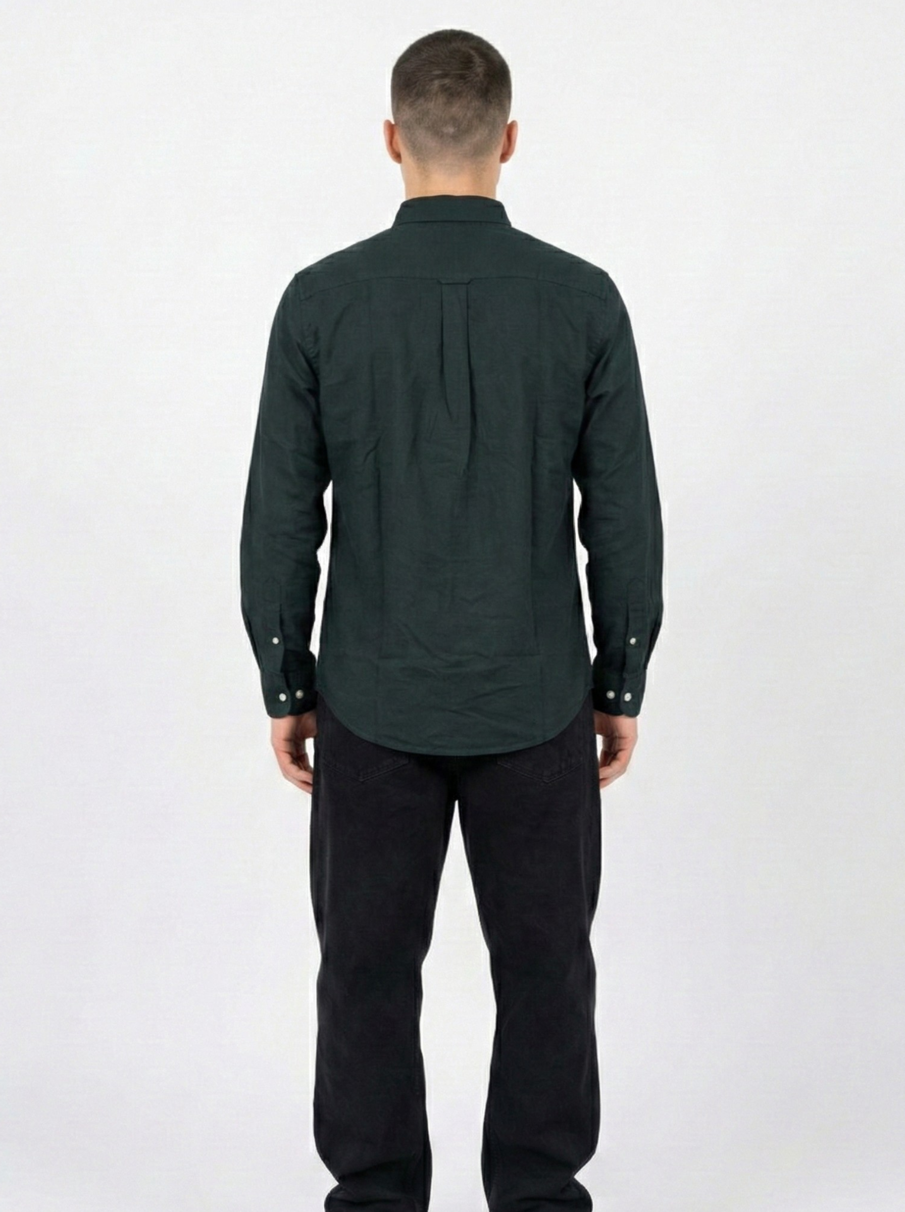 Dark Green Oxford Shirts