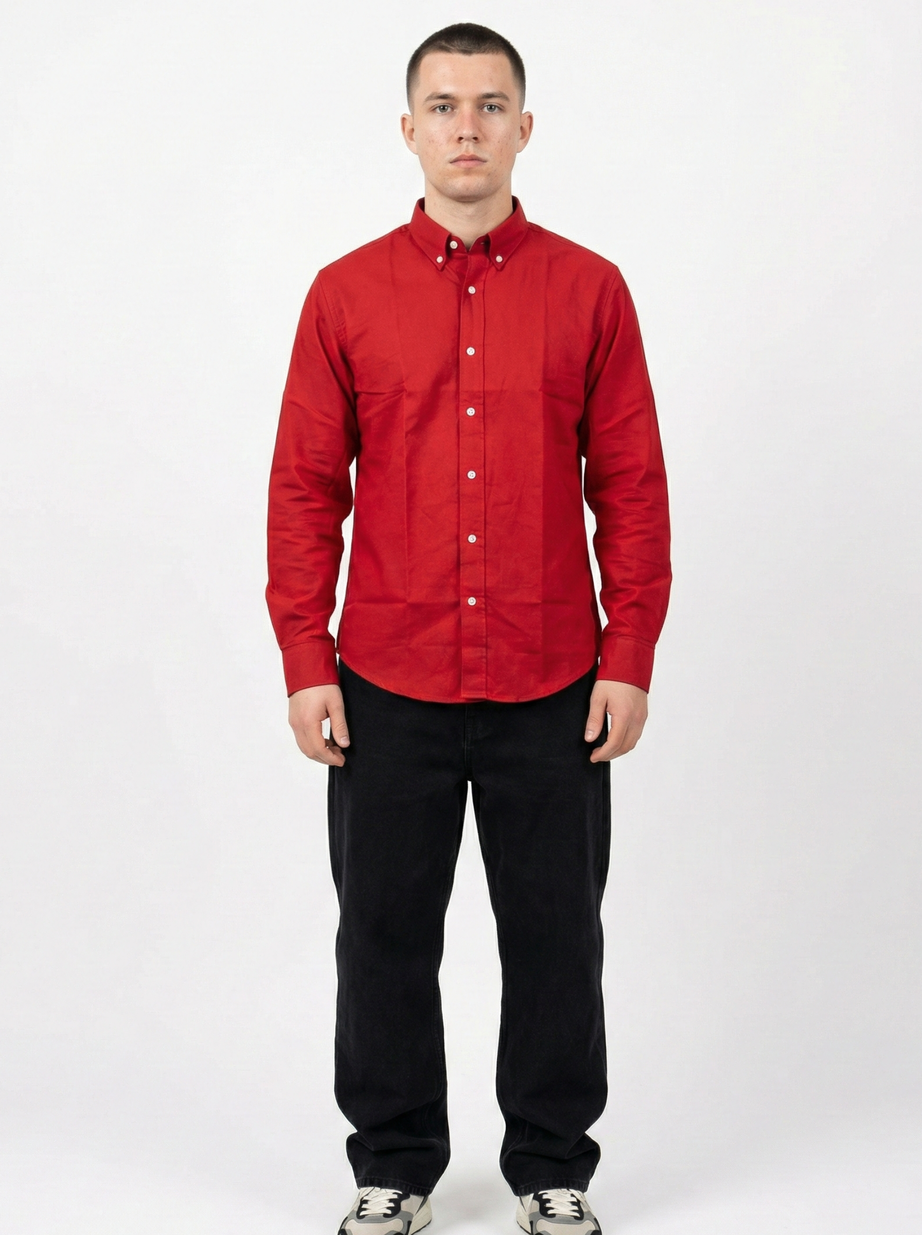 Red Oxford Shirts