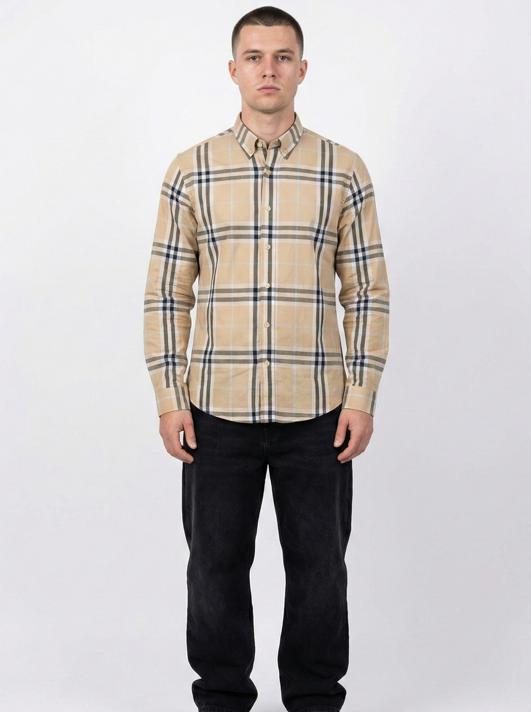 Yellow Black Line Shirts
