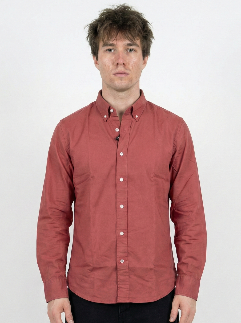 Rust Red Oxford Shirts