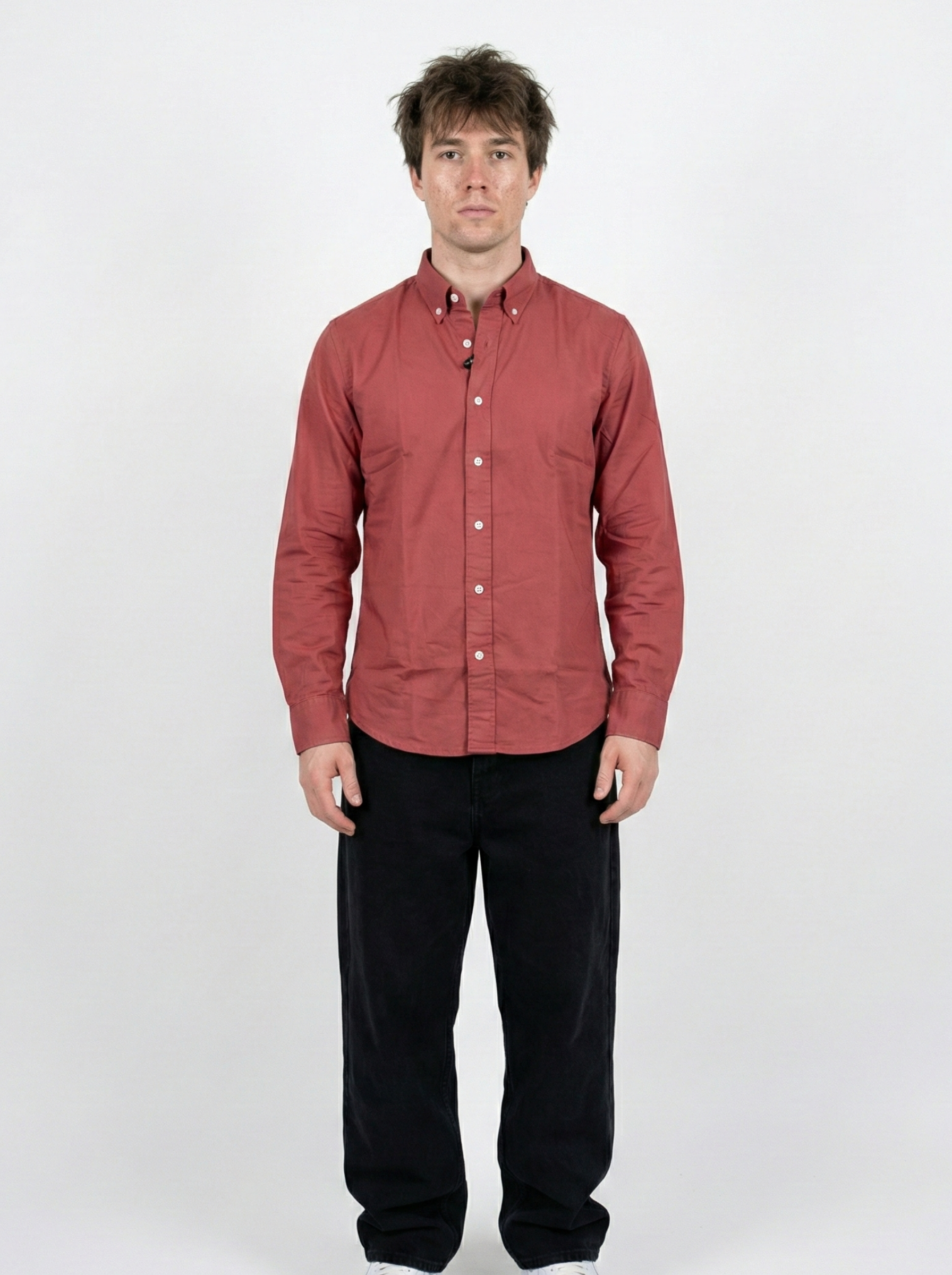 Rust Red Oxford Shirts