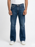 Bootcut Green Washed Blue Jeans