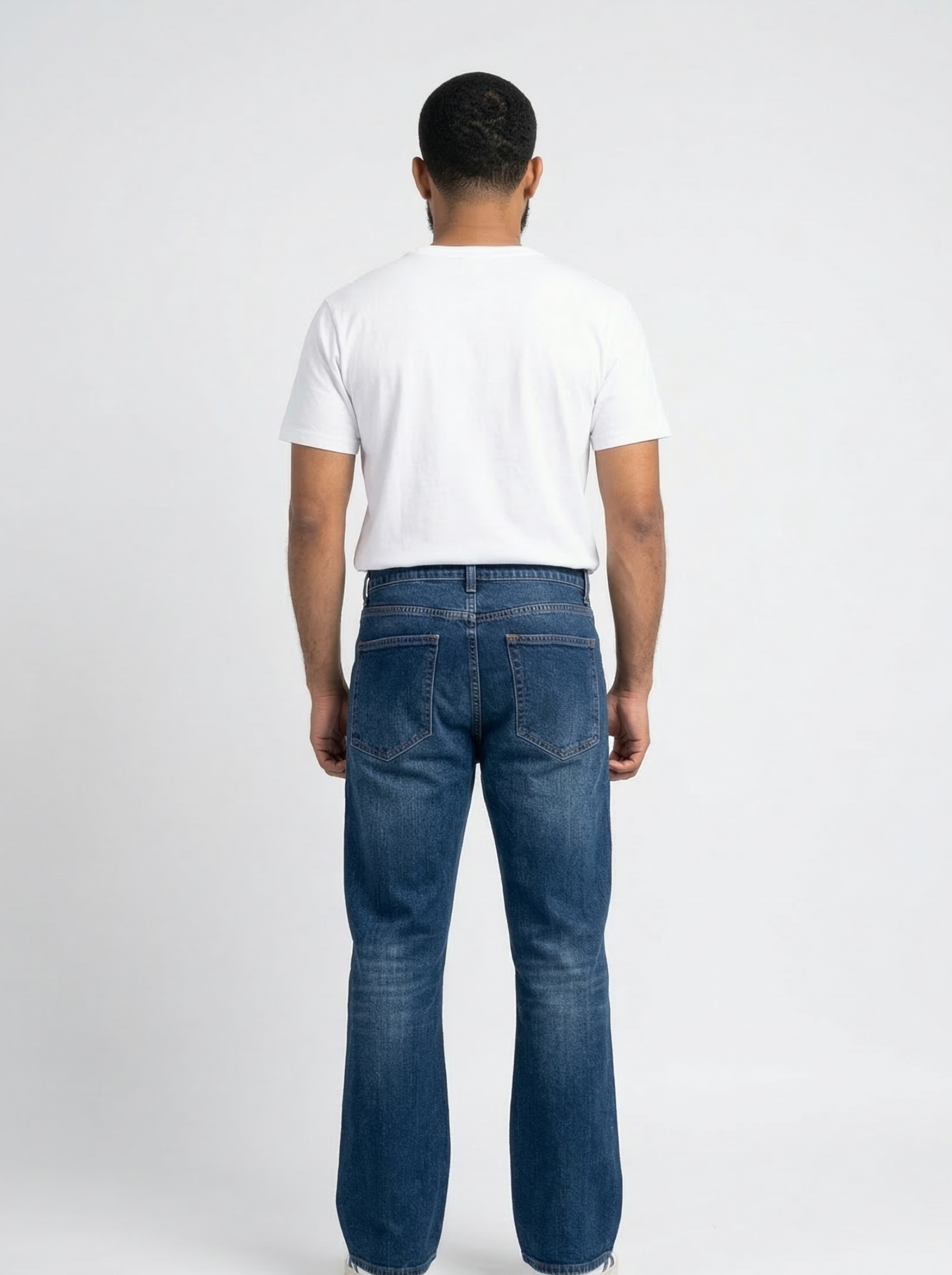 Bootcut Green Washed Blue Jeans
