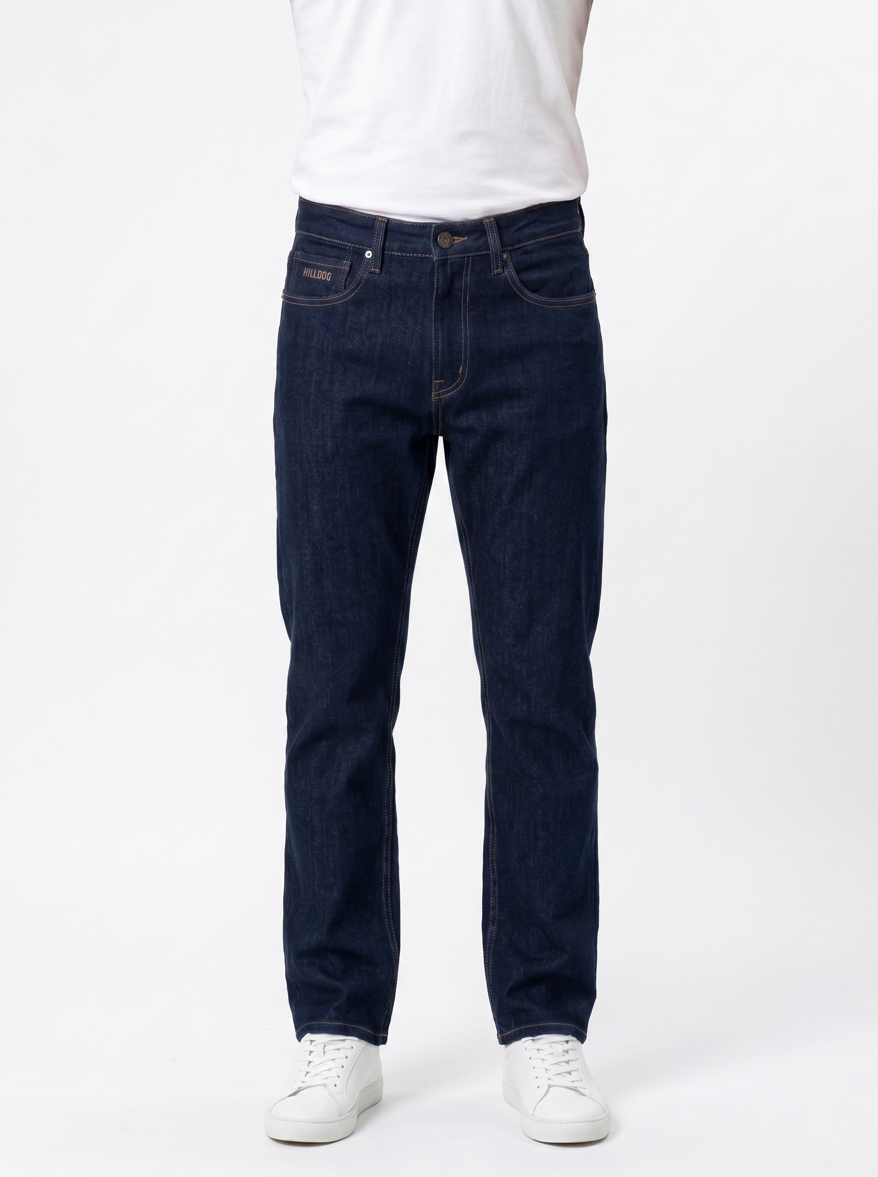 Dark Blue Straight Fit Jeans