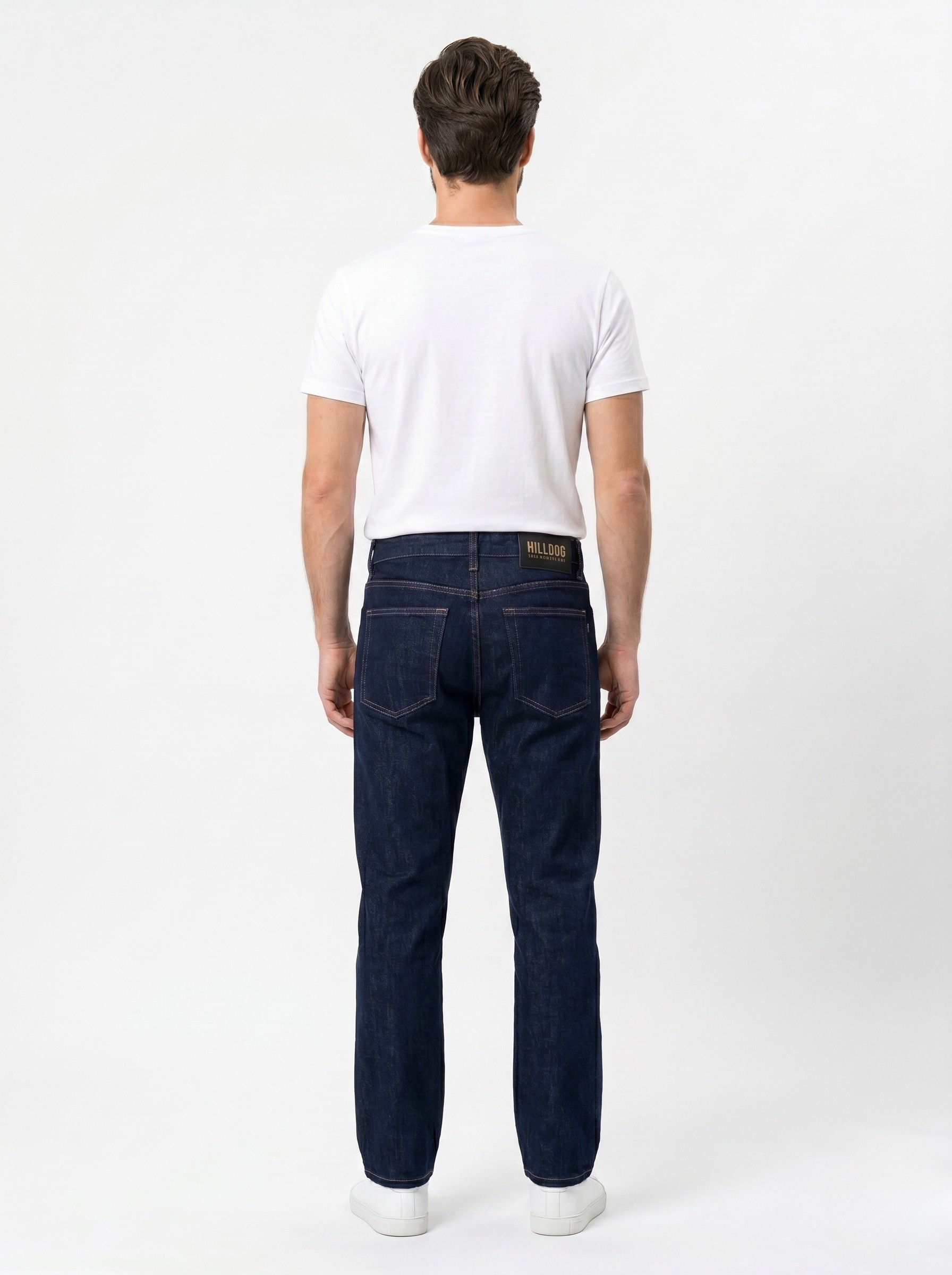 Dark Blue Straight Fit Jeans