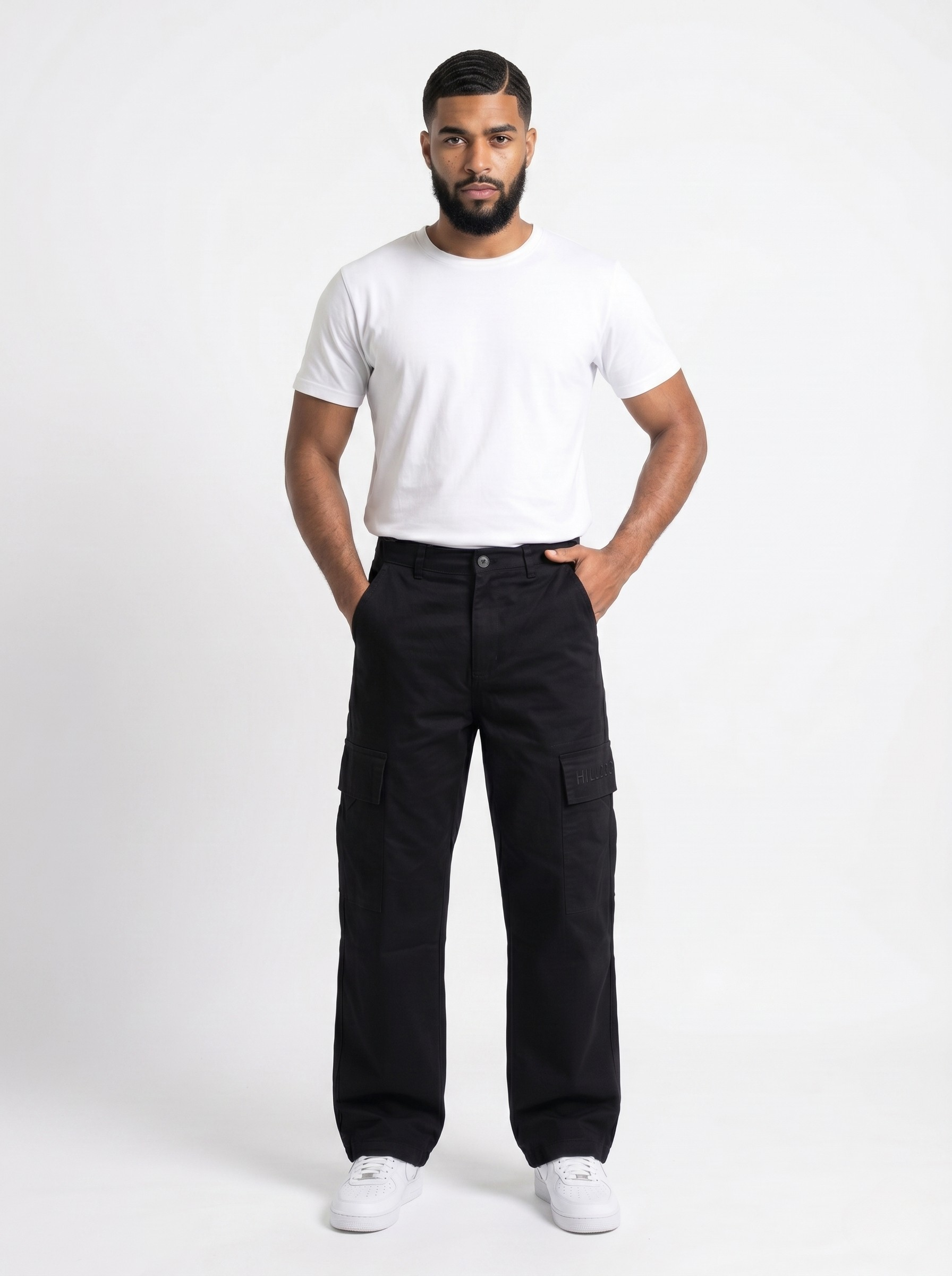 Black Hilldog Baggy Cargo