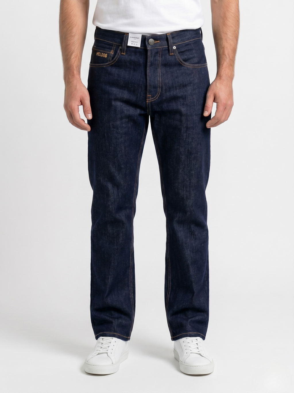 Dark Blue Straight Fit Jeans