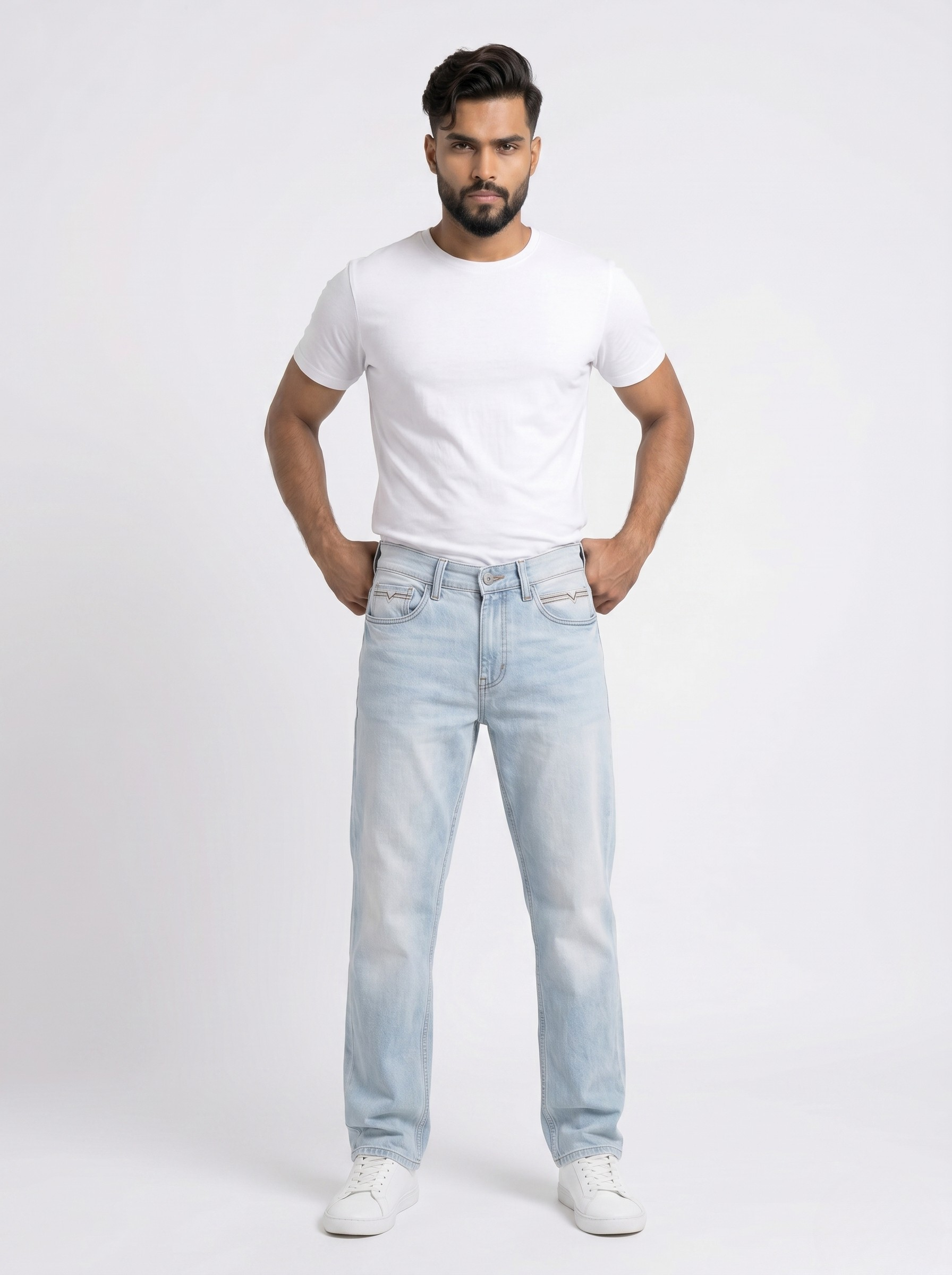 Light Blue Baggy Jeans