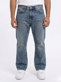 Washed Blue Bootcut Jeans