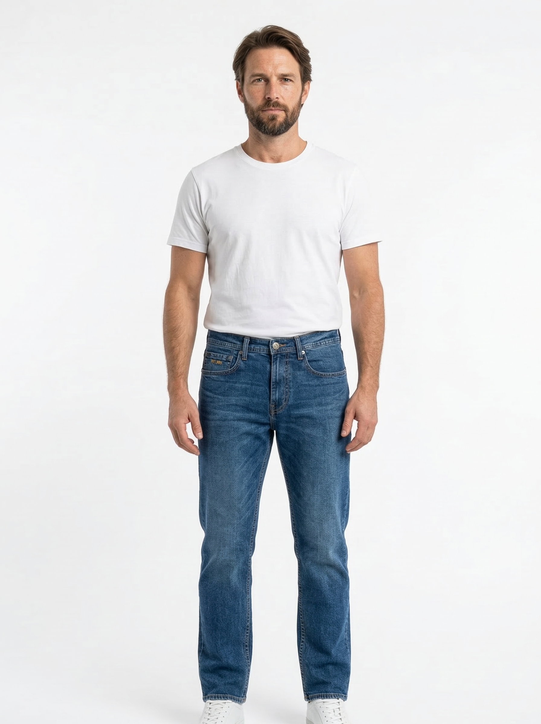 Blue Comfort Fit Jeans
