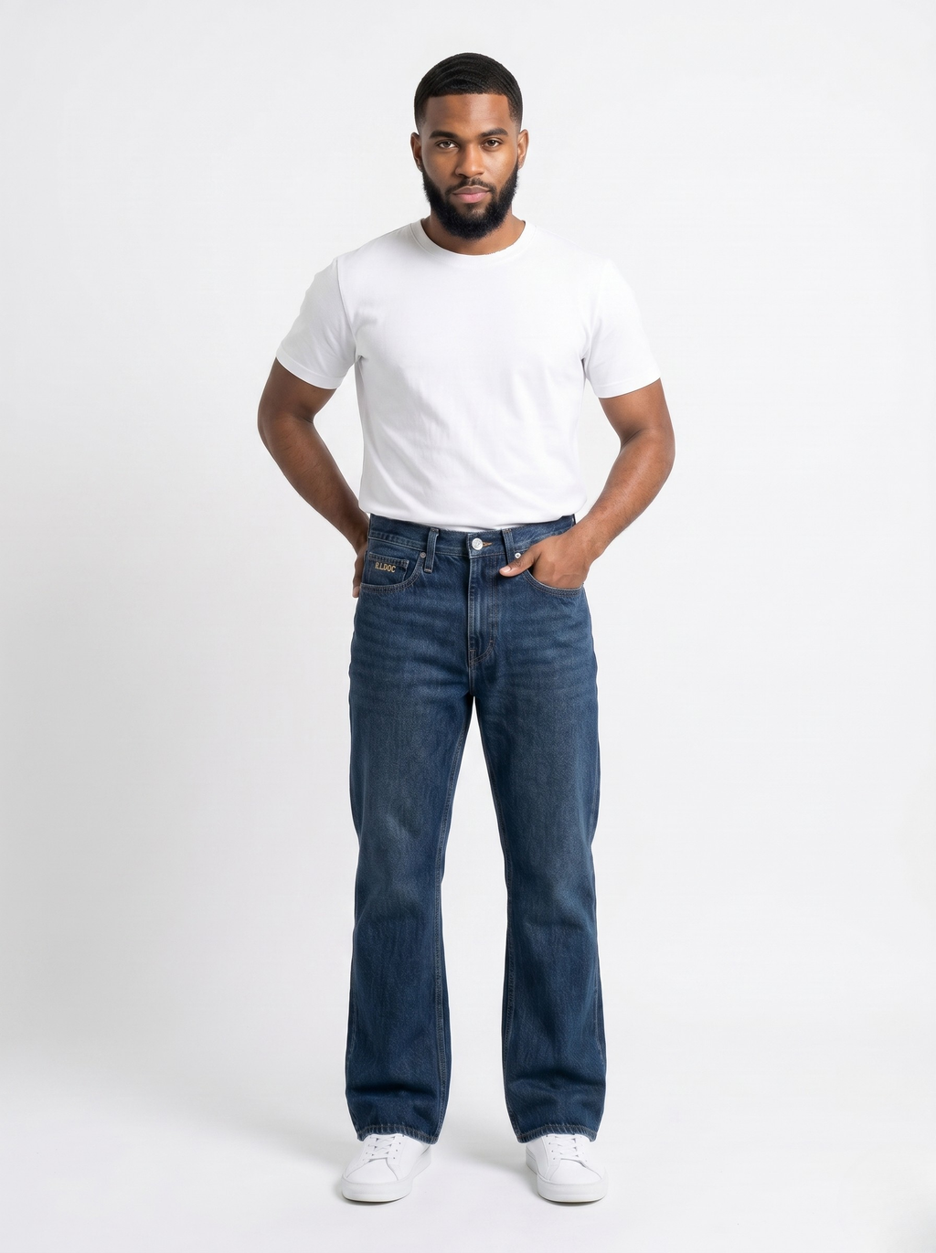 Classic Blue Bootcut Jeans